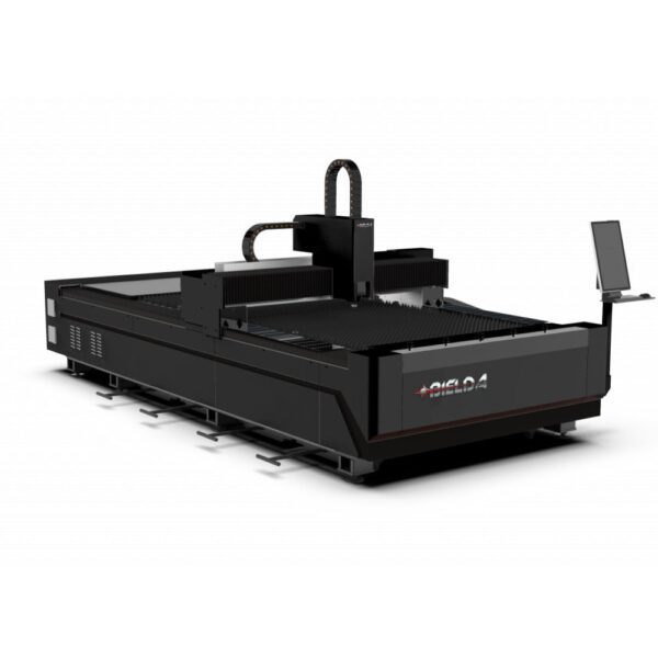Laser cutting machine for sheet and tube Bielda BBT Series, Raycus/IPG laser source, autofocus, plate + rectangular tube frame